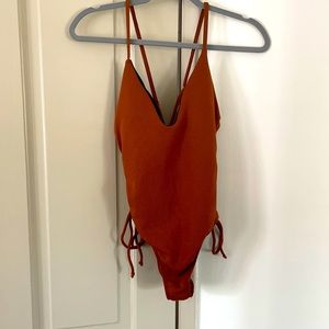 One piece bathing suit